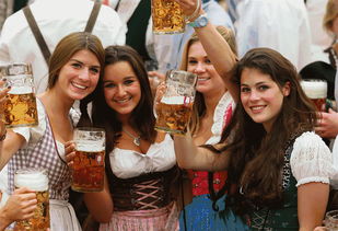 德国啤酒节的庆祝方