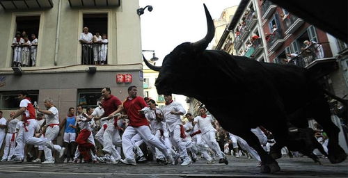 西班牙的奔牛节属于