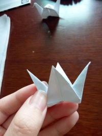 清明节纸鹤的做法