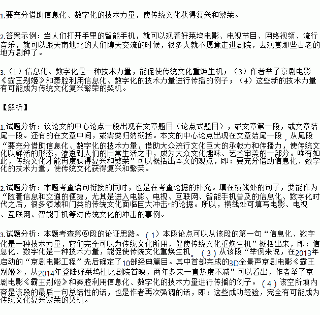 传统文化的数字化传